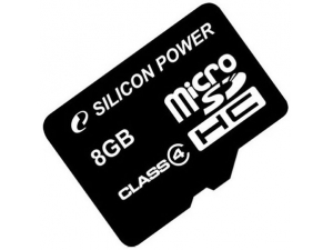 Silicon Power MicroSDHC 8GB Class 4